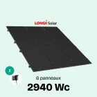 Kit solaire Plug and Play 2940 Wc E2940 - LONGI SOLAR