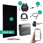 Kit solaire plug and play autoconsommation batterie