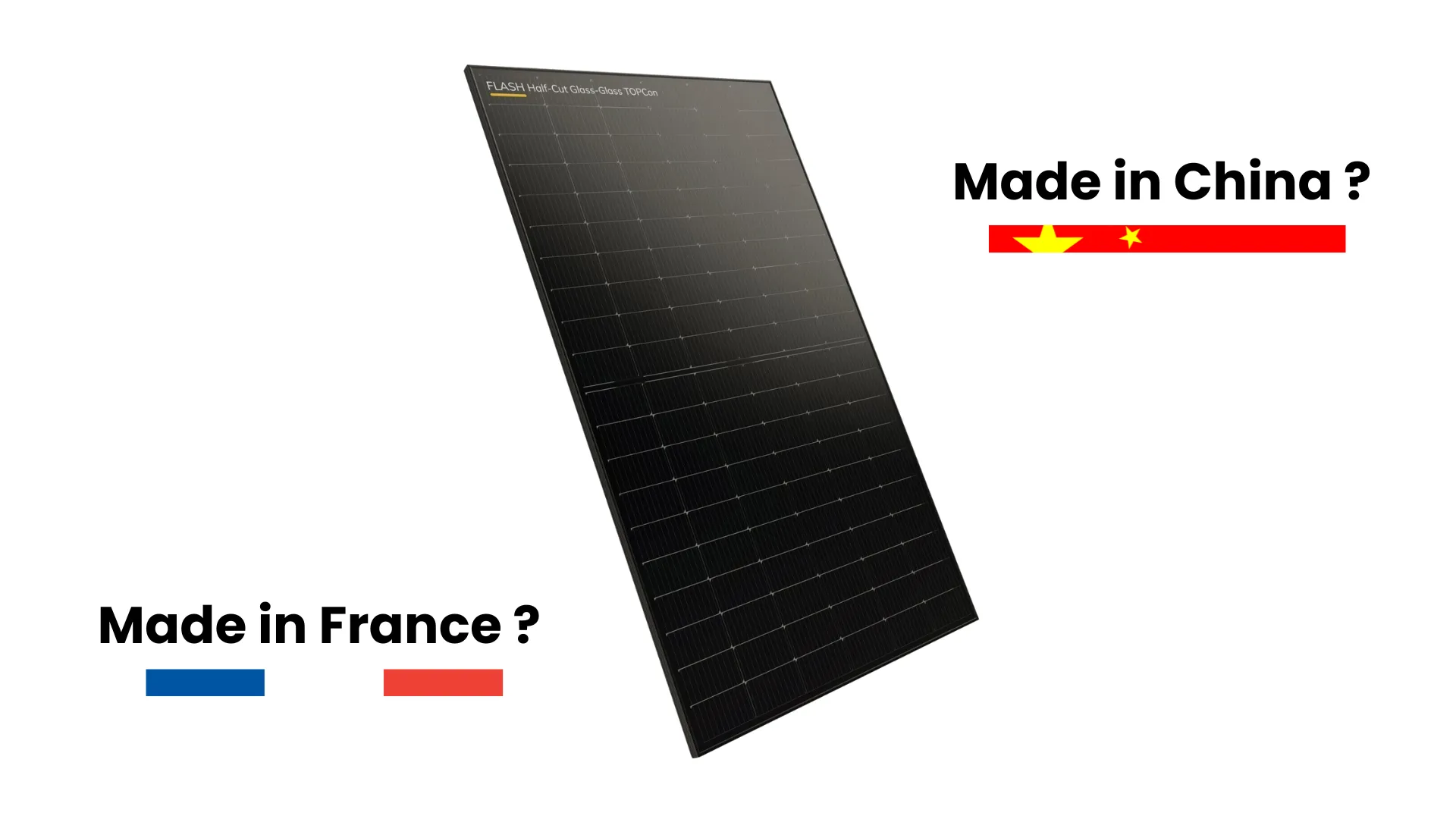 panneau solaire chinois et panneau solaire français