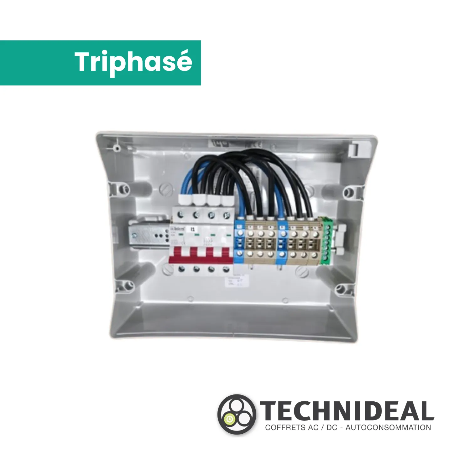 TECHNIDEAL - Coffret AC triphasé plug and play – NF C15-100