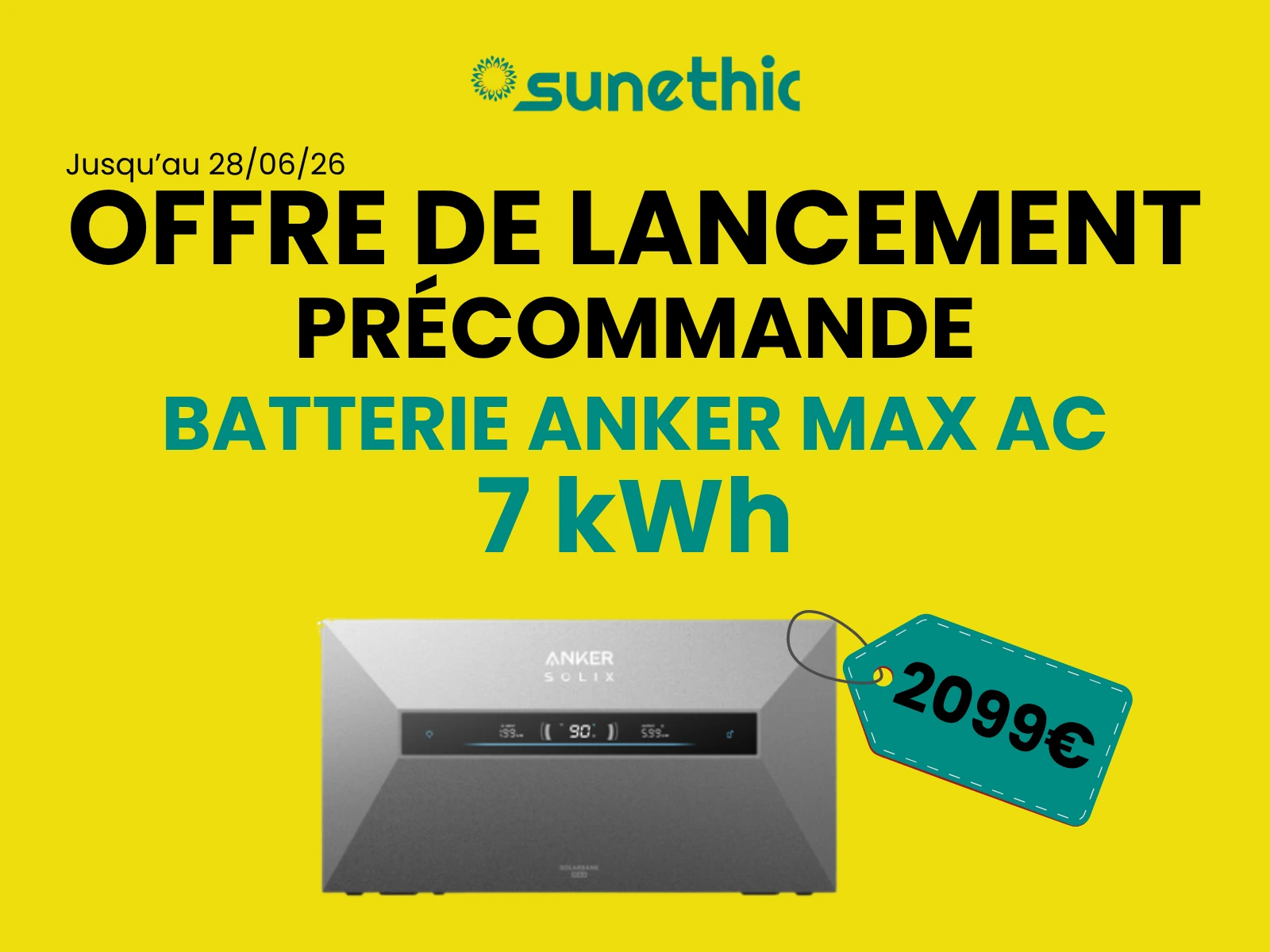 pop up lancement nouvelle batterie ANKER