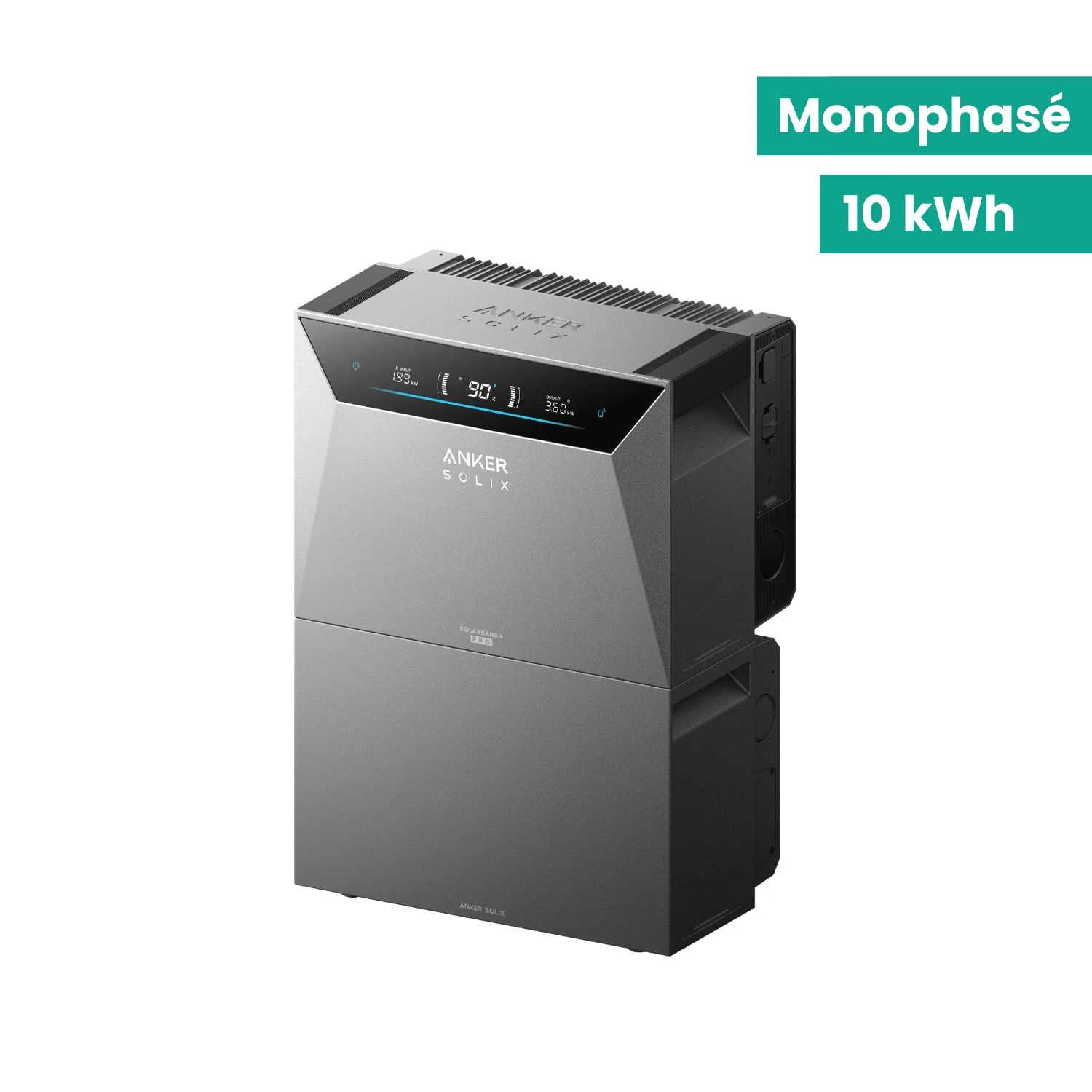 Batterie 10 kWh : Anker Solarbank 4 E5000 Pro monophasé + BP5000 Batterie 10 kWh : Anker Solarbank 4 E5000 Pro monophasé + BP5000