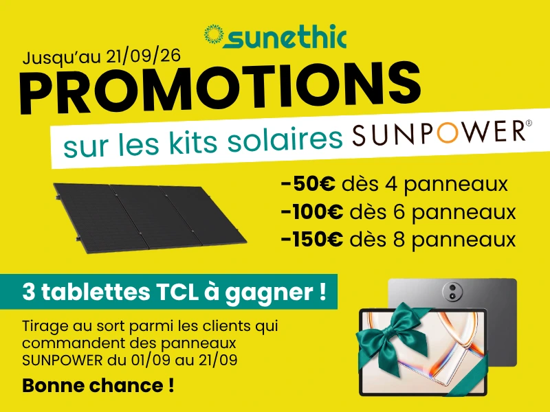 promotion sunpower kit solaire